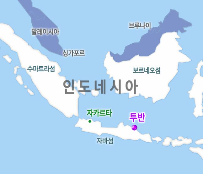 인도네시아 인도네시아 지도