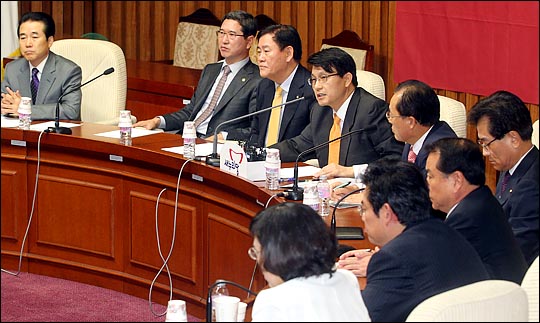 15일 오전 국회에서 새누리당 국정감사초반대책회의가 진행되고 있다. ⓒ데일리안 박항구 기자