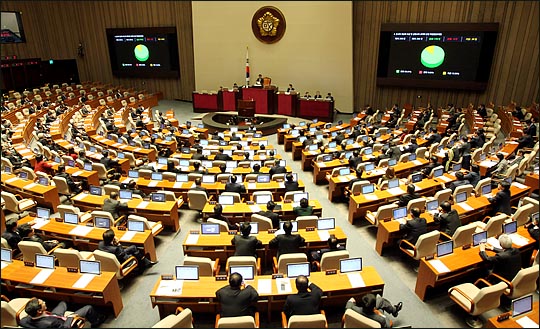 2월 임시국회에서 주요 민생법안이 줄줄이 표류하고 있는 가운데 기초연금법, 북한인권법, 이석기 제명안 처리에 빨간불이 켜졌다.(자료 사진) ⓒ데일리안