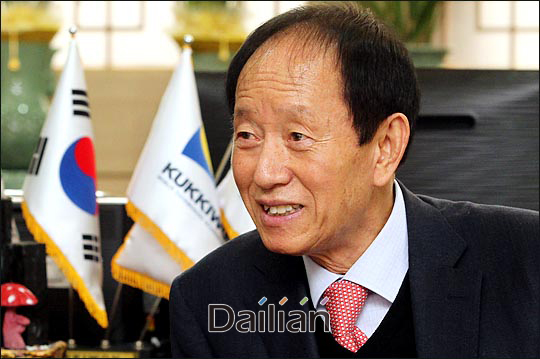 정만순 국기원장은 일부 인사들의 분쟁에 대해 불편한 심기를 감추지 않았다. ⓒ 데일리안 박항구 기자