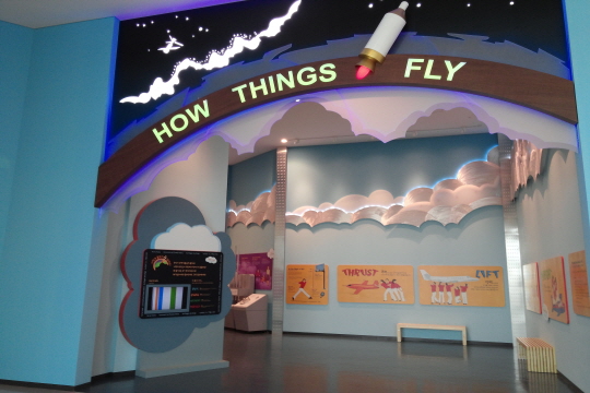 미국 스미소니언 박물관의 'HOW THINGS FLY'를 그대로 도입한 모습. ⓒ데일리안