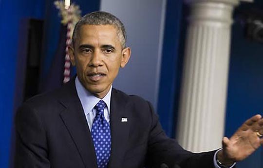 버락 오바마 미국 대통령은 19일(현지시간) 전면적 내전 위기에 처한 이라크에 군사 자문관을 최대 300명 파견한다고 밝혔다.ⓒ연합뉴스