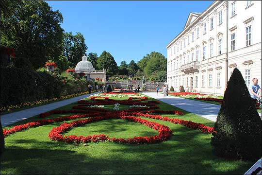 미라벨 정원은 유럽 궁전 정원 문화의 절정이라고 불린다. ⓒ이석원