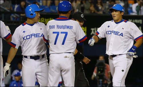 태국과의 1차전을 앞둔 한국 아시안게임 야구대표팀은 새로운 '국민 닉네임' 탄생을 예고했다. ⓒ 연합뉴스