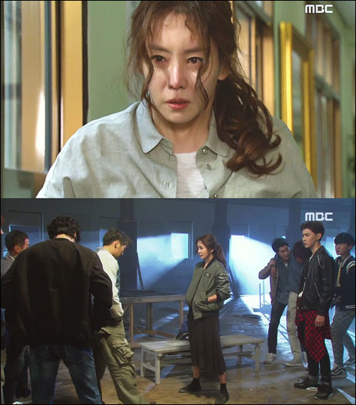 배우 김정은이 MBC 새 주말드라마 '여자를 울려'를 통해 브라운관에 복귀했다._방송 캡쳐