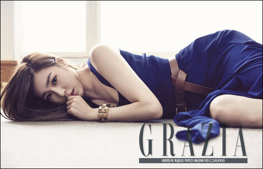 걸그룹 소녀시대 티파니가 패션잡지 그라치아의 표지 모델이 됐다. ⓒ 그라치아