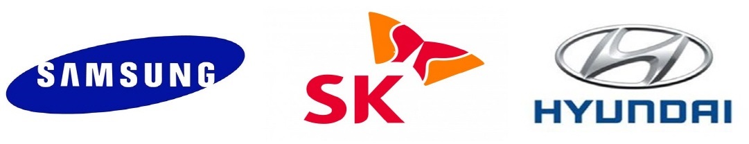 삼성·SK·현대차 로고 ⓒ각사