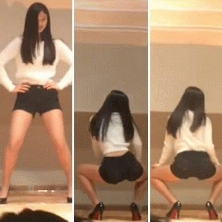 배우 김유정이 과거 학교 축제에서 EXID '위아래' 댄스를 춘 영상이 재조명되고 있다. 유투브 영상 캡쳐.