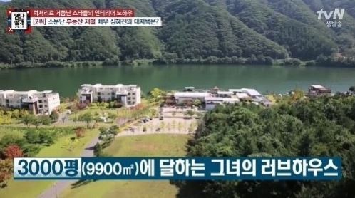 배우 심혜진의 집이 화제다. tvN 명단공개 캡처