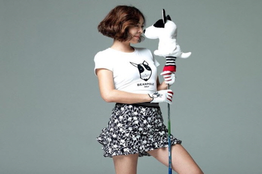 배우 이혜영이 자신의 인스타그램에 삼성물산 패션부문의 빈폴골프와의 콜라보레이션을 알렸다. ⓒ이혜영인스타그램