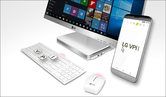 LG전자는 PC의 마우스와 키보드로 스마트폰을 제어할 수 있는 ‘LG VP인풋(Input)’ 어플리케이션(이하 앱)을 공개했다고 26일 밝혔다. ⓒLG전자