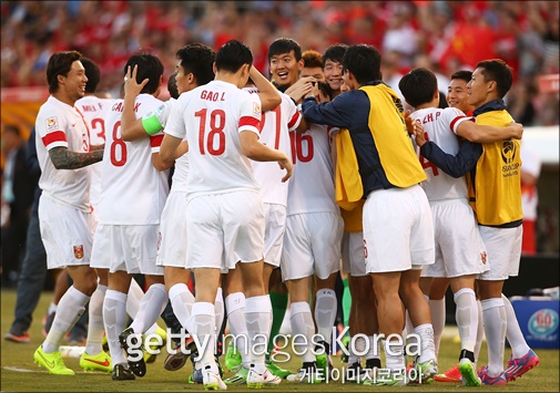 [한국VS중국]중국 축구선수들은 공한증에 대해 '옛날 얘기'라는 반응을 보이고 있다. ⓒ 게티이미지