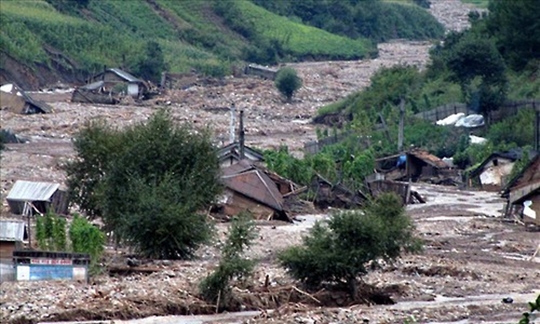 북한 주재 유엔 인도주의업무조정국(OCHA)이 지난 8월 말 북한 함경북도에서 발생한 홍수피해에 종합대책이 필요할 것이라고 지적했다. (자료사진)ⓒ연합뉴스