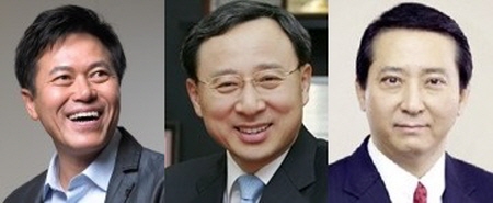 왼쪽부터 박정호 SKT 사장, 황창규 KT 회장, 권영수 LGU+ 부회장. ⓒ 이통3사 