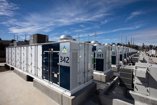 삼성SDI가 배터리 공급을 완료한 세계 최대 규모의 미국 캘리포니아 ESS 시설 전경 ⓒ삼성SDI