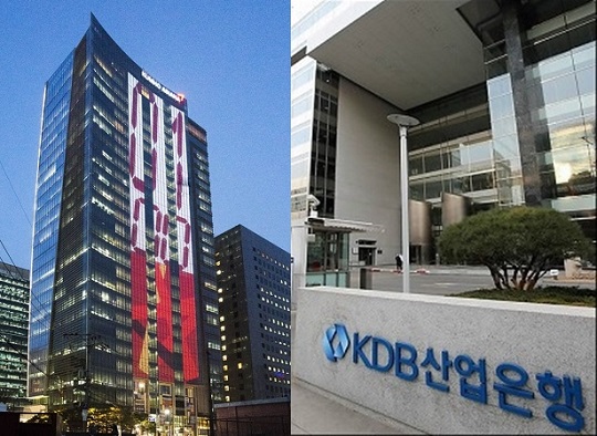 서울 광화문 금호아시아나 사옥(왼쪽), 산업은행 본점 사옥.ⓒ데일리안DB