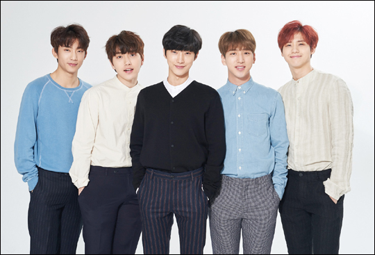 남성 5인조 아이돌 그룹 B1A4(비원에이포)가 내달 23일 4기 공식 팬미팅을 개최한다.ⓒWM엔터테인먼트