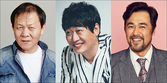 연극 '라이어'에 캐스팅 된 우현(왼쪽부터), 권혁준, 김원식. ⓒ 파파프로덕션