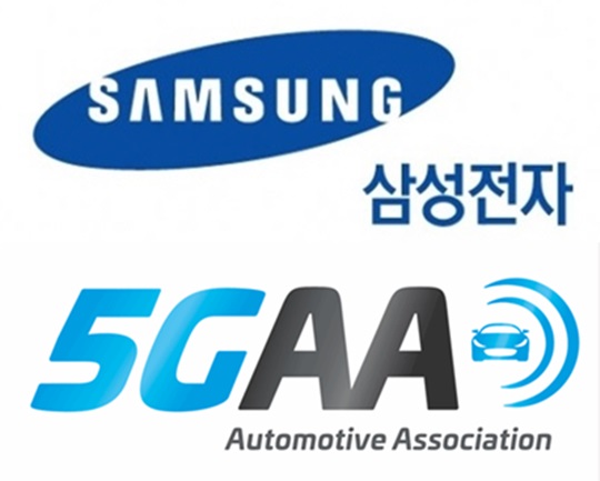 삼성전자가 '5GAA'의 신규 이사회 멤버로 선임됐다. 사진은 삼성전자(위)와 5GAA 로고.ⓒ삼성전자