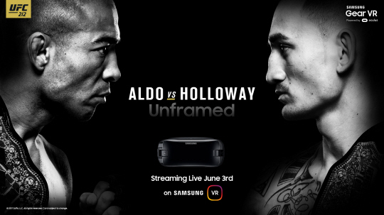 삼성전자 기어 VR 생중계 캠페인_UFC212 경기 포스터 ⓒ 삼성전자 