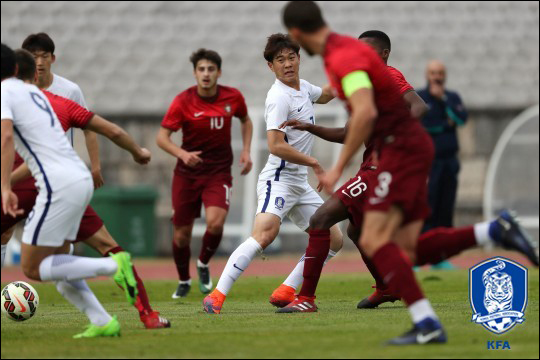U-20 대표팀은 포르투갈에 3무 4패로 열세다. ⓒ 대한축구협회