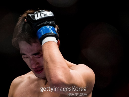 UFC 아시아 최다승 노리던 김동현이 무릎을 꿇었다(자료사진). ⓒ 게티이미지