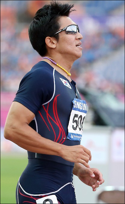육상 100m 한국 신기록 달성한 김국영. ⓒ 연합뉴스