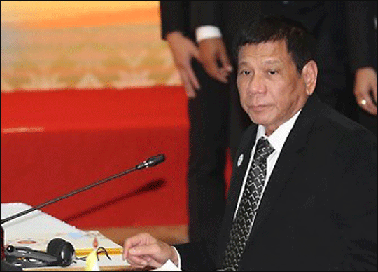 로드리고 두테르테 필리핀 대통령. (자료사진) ⓒ연합뉴스