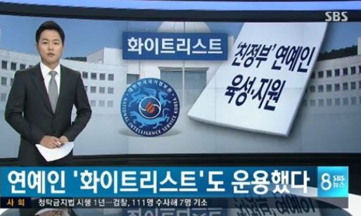 친정부의 화이트리스트가 언급돼 이목이 집중되고 있다.ⓒ SBS