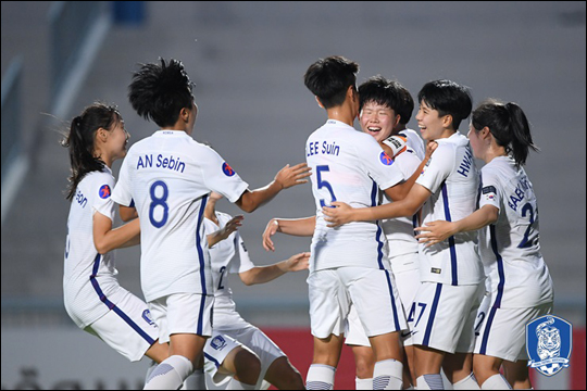 U-16 여자대표팀이 승부차기 끝에 숙적 일본을 제압했다. ⓒ 대한축구협회