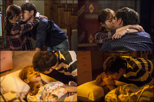 KBS 2TV 금토드라마 '최강 배달꾼' 네 청춘 남녀들의 로맨스 폭격 키스신이 공개됐다. ⓒKBS