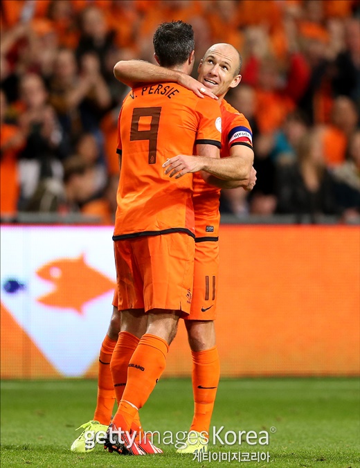 네덜란드 대표팀 은퇴를 선언한 로벤. ⓒ 게티이미지