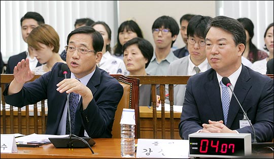 (왼쪽)구은수 전 서울지방경찰청장. ⓒ데일리안 박항구 기자