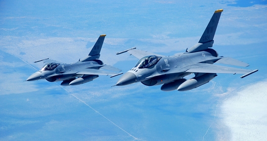 미 공군 F-16 전투기 이미지 ⓒ미 태평양 공군 홈페이지