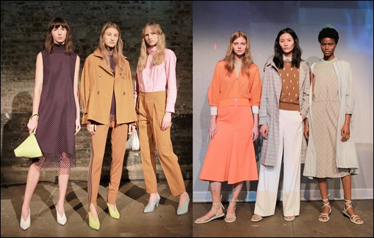 삼성물산 패션부문의 여성복 브랜드 구호가 미국 뉴욕에서 2018년 봄·여름 시즌 프리젠테이션을 진행하는 모습. ⓒ삼성물산 패션부문