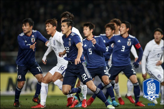 축구 한일전 일본 반응 ⓒ 대한축구협회