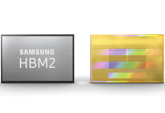 삼성전자가 세계 최대 전송량을 자랑하는 '2세대 8GB HBM2 D램'(사진)을 본격 양산한다. ⓒ삼성전자