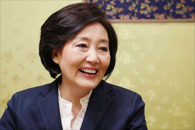 박영선 더불어민주당 의원이 데일리안과 인터뷰를 갖고 있다. ⓒ데일리안 홍금표 기자
