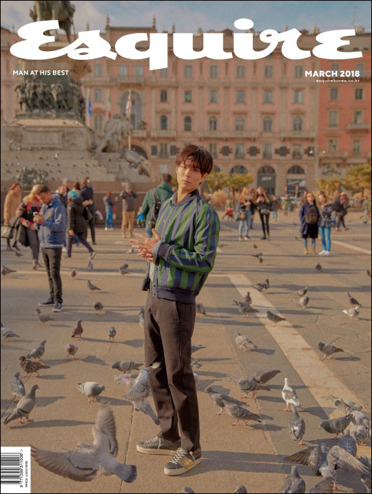 배우 박보검이 남성 잡지 에스콰이어 한국판 2018년 3월호 표지 모델로 나섰다.ⓒ에스콰이어