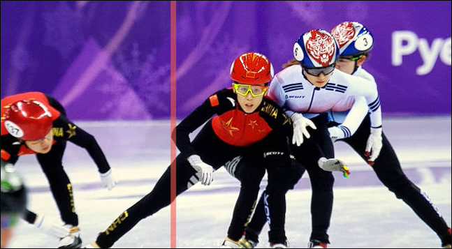 국제빙상경기연맹(ISU)이 중국의 거센 반발에 결국 반칙 장면을 공개했다. ISU 홈페이지 캡처