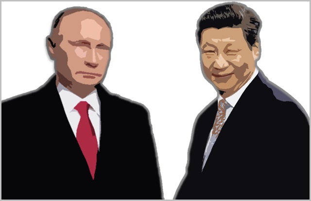 블라디미르 푸틴 러시아 대통령과 시진핑 중국 국가주석. ⓒ데일리안