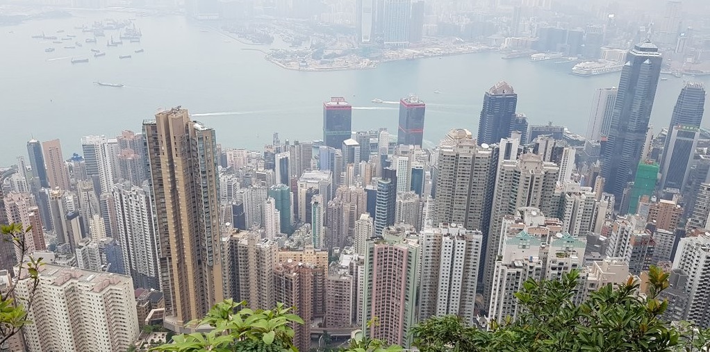 홍콩의 한 아파트 촌 전경. ⓒ연합뉴스