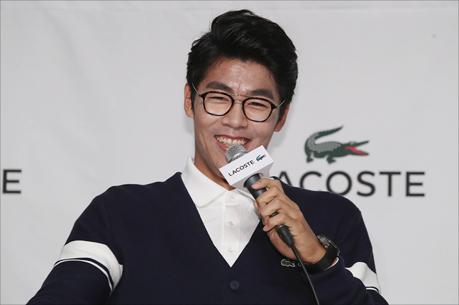 정현이 한국인 최초로 남자 테니스 세계 랭킹 20위의 벽을 깼다. ⓒ 데일리안 홍금표 기자