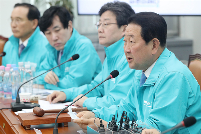 박주선 바른미래당 공동대표가 6일 오전 국회에서 열린 바른미래당 최고위원회의에서 발언을 하고 있다.(자료사진) ⓒ데일리안 홍금표 기자