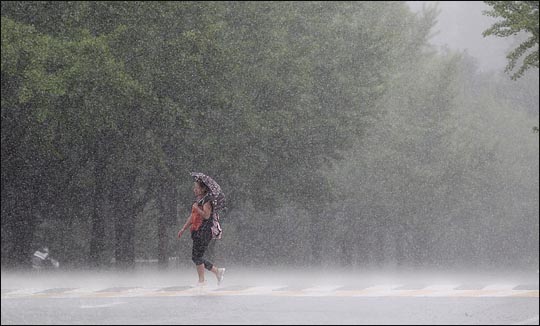 일요일인 22일은 전국이 흐리고 비가 내릴 전망이다. (자료사진) ⓒ데일리안 박항구 기자 