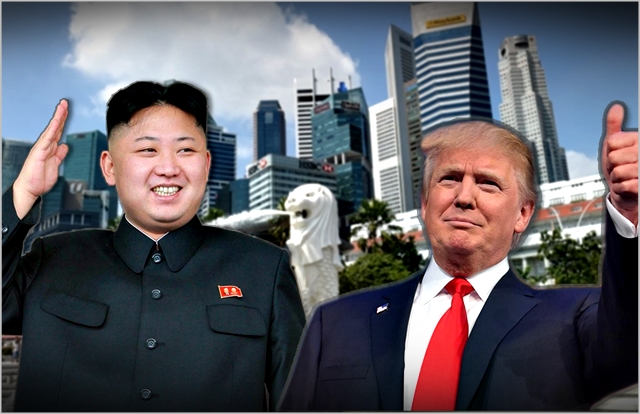 김정은 북한 국무위원장과 도널드 트럼프 미국대통령 ⓒ데일리안 