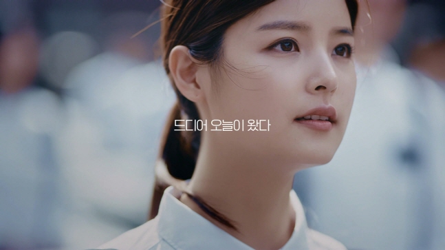최혜진 씨가 주연을 맡은 K하이닉스 광고. ⓒSK하이닉스
