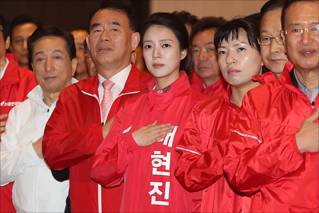 배현진 자유한국당 송파을 국회의원 보궐선거 후보. (자료사진) ⓒ데일리안 홍금표 기자