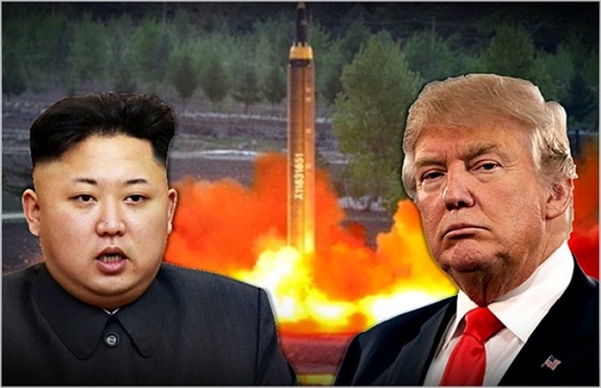 미국 도널드 트럼프(오른쪽) 대통령과 김정은 북한 국무위원장. ⓒ데일리안 
