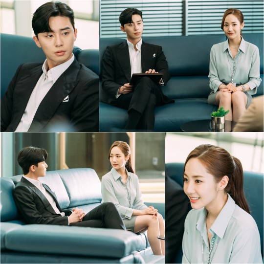 ‘김비서가 왜 그럴까’ 박서준-박민영의 달콤살벌한 신경전을 예고했다.ⓒ tvN